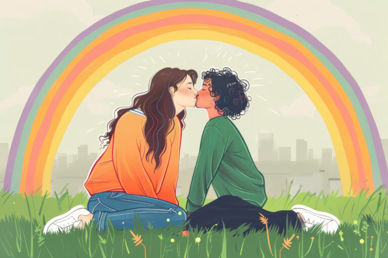 what is a rainbow kiss
